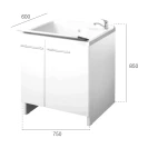 Lavatoio Magica 75x60 1 vasca 2 ante disponibile online