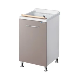 Lavatoio Vincente 45x50 ribalta grigio pietra disponibile online