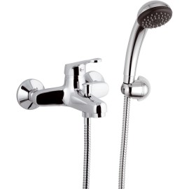 Rubinetto vasca esterno con doccia duplex - serie remix Remer R02