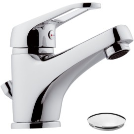 Remix miscelatore lavabo con scarico in plastica Remer R10P