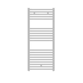 Termoarredo Lisa Cordivari nero opaco 116x50 cm per bagno