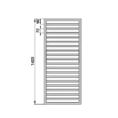 Termoarredo Zehnder Quaro 140x45 nero opaco disponibile online