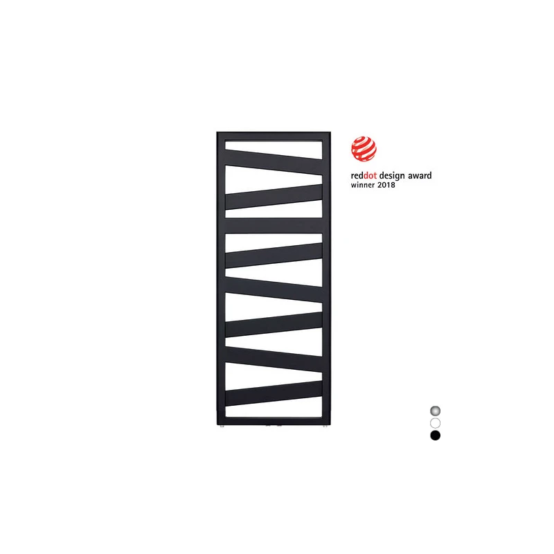 Termoarredo Zehnder Ribbon 127x50 nero opaco disponibile online