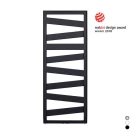 Termoarredo Zehnder Ribbon 127x50 nero opaco disponibile online