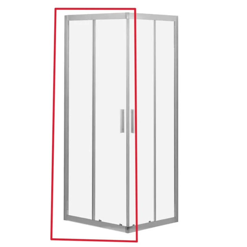 Anta scorrevole di ricambio per box doccia ad incastro serie Bergamo