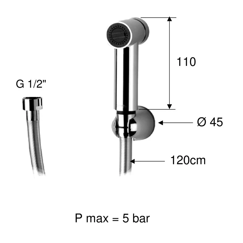 Set doccetta bidet eurolux doccia top prezzi online