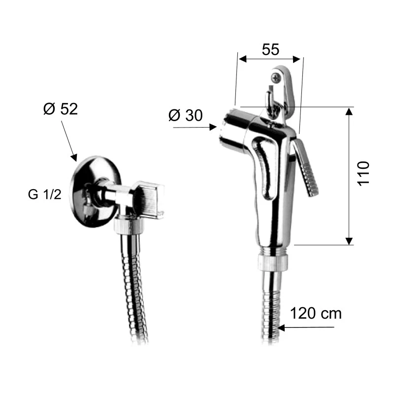 Set doccetta bidet eco doccia pulsante solo online