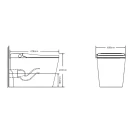 WC smart Idrobric con bidet integrato e telecomando