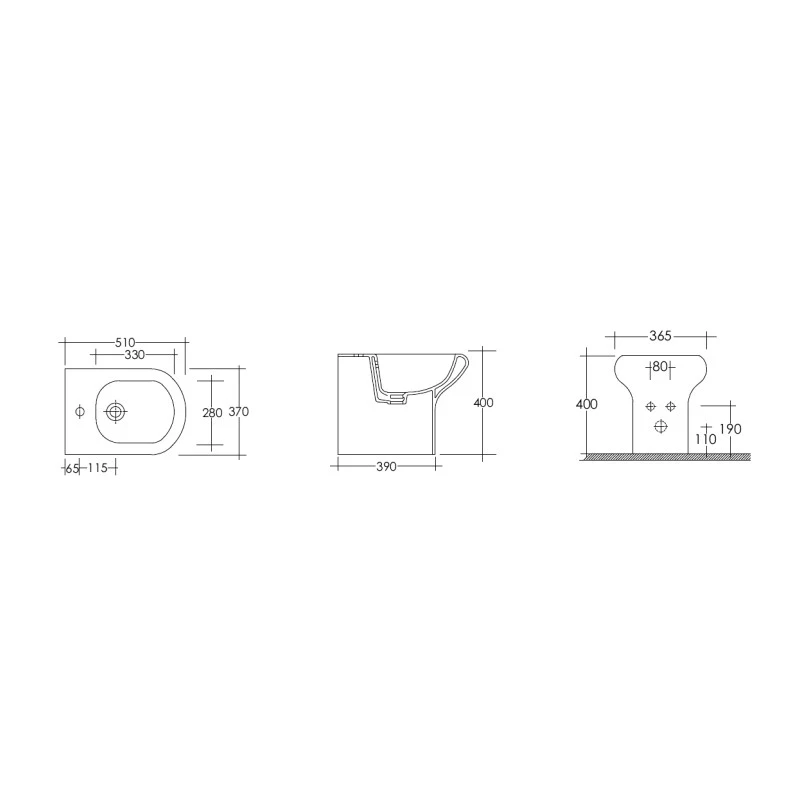 Bidet filo muro touring offerta online