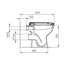 Vaso terra quarzopalio scarico parete prezzi bassi online