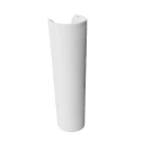 Colonna per lavabo Idrobric in ceramica bianca - Idro