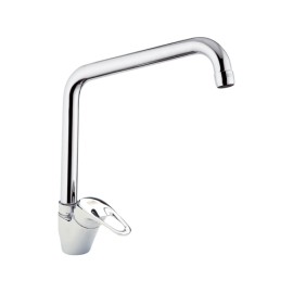 Rubinetto lavello con bocca alta a u girevole - serie remix Remer R42U