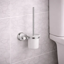 Portabicchiere in ceramica bianco Remer Epoca da parete