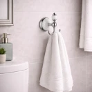 Porta abiti a muro Remer Epoca in ottone cromato