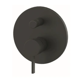 Miscelatore incasso vasca doccia nero Metrica