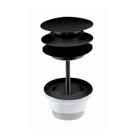 Scarico click clack nero opaco universale