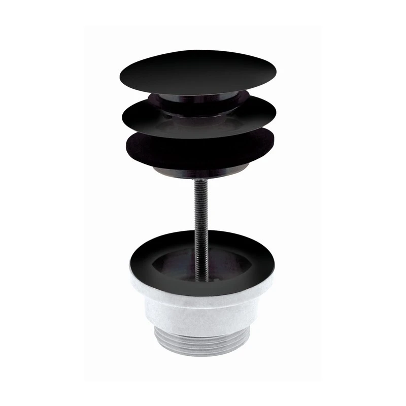 Scarico click clack nero opaco universale