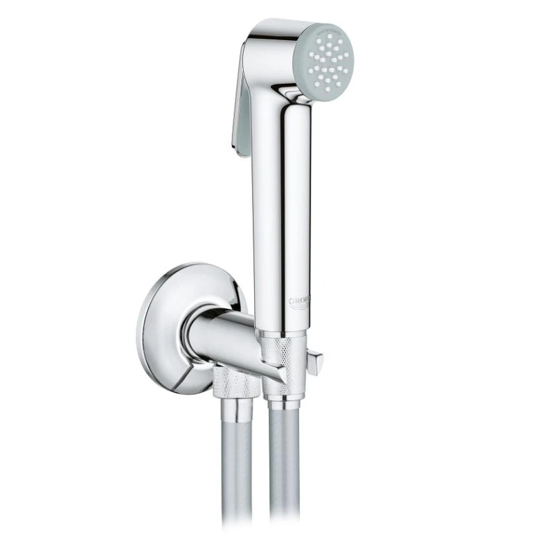 Set idroscopino GROHE Tempesta F con flessibile e supporto