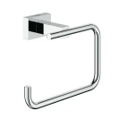 Porta rotolo carta Essentials Cube Grohe in metallo cromo
