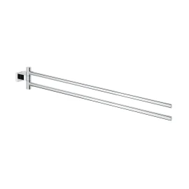 Portasalviette doppio Essentials Cube GROHE in metallo, 44 c