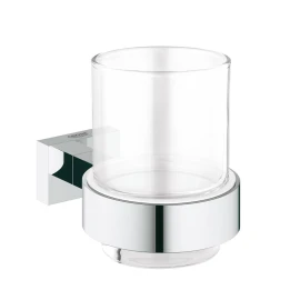 Bicchiere con supporto Essentials Cube GROHE - Accessori bag