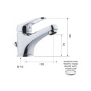 Remix miscelatore economico per lavabo Remer R11