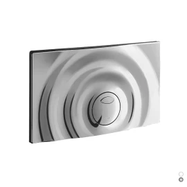 Placca per cassetta Dual Flush Grohe in cromo - Ricambio ori