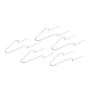 5 molle per placca GROHE - Ricambio cassetta scarico wc