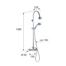 Colonna doccia con saliscendi - serie remix Remer R37
