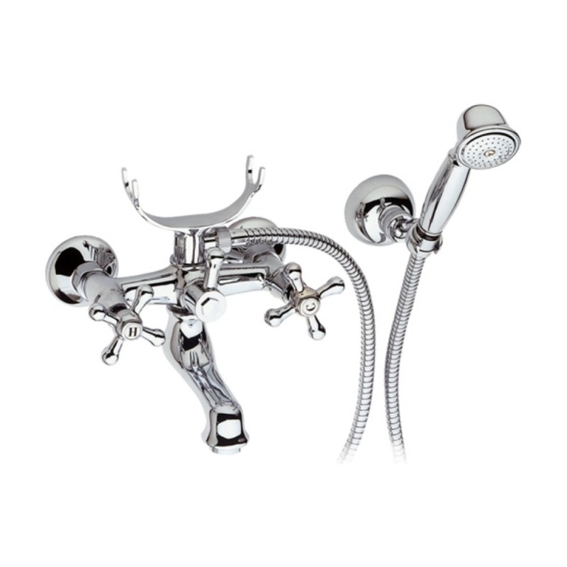 Rubinetto vasca con doccia duplex - serie liberty Remer 02LI