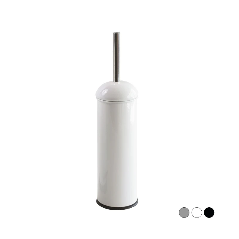 Portascopino Calla DH in acciaio inox grigio