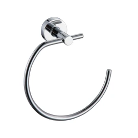 Porta asciugamani ad anello DH cromo