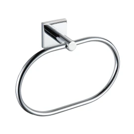 Porta asciugamani ad anello DH cromo con viti