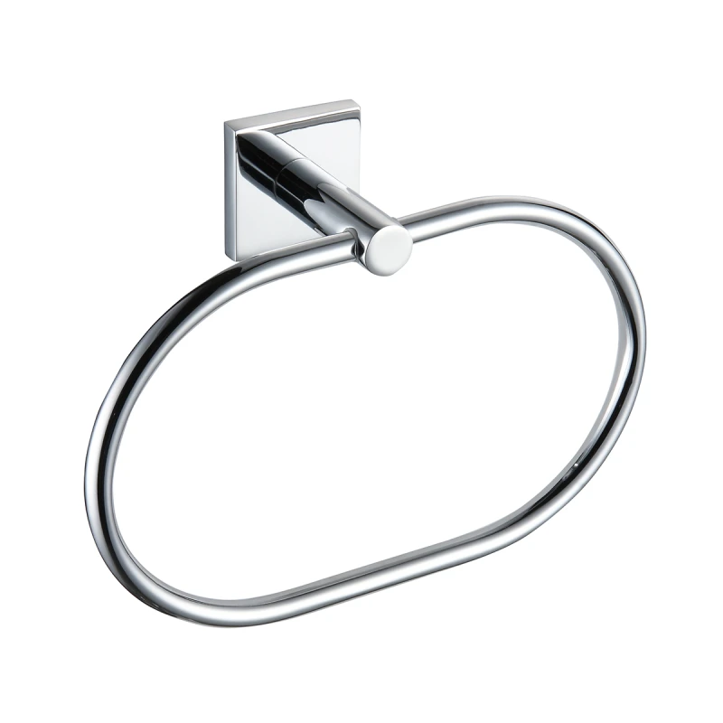 Porta asciugamani ad anello DH cromo con viti