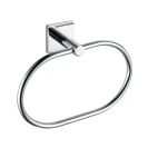 Porta asciugamani ad anello DH cromo con viti