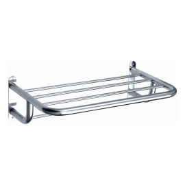 Mensola portasalviette in acciaio DH cromo 51x30