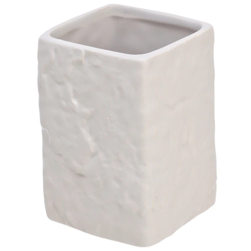 Porta spazzolino FERID Bianco in ceramica