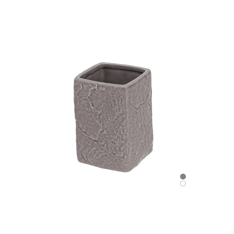 Porta spazzolino FERID Bianco in ceramica