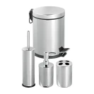 Set bagno 4 pezzi Fiordaliso DH in cromo