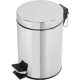 Pattumiera in acciaio cromato FERID 5 lt
