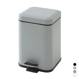 Pattumiera quadrata 3L FERID bianca