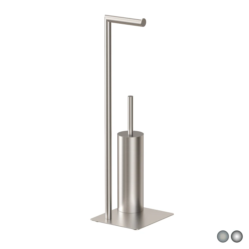Piantana porta scopino METAF in acciaio inox