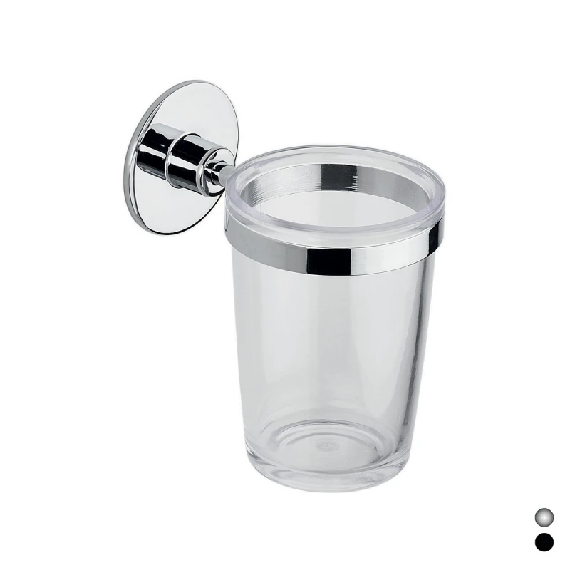 Porta spazzolini METAF Wind cromo