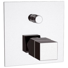 Rubinetto termostatico vasca-doccia da incasso - serie qubika thermo Remer QT09