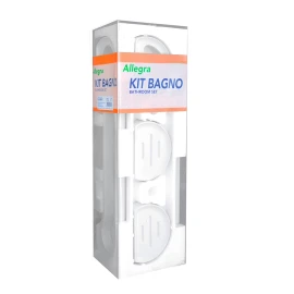 Set accessori bagno 8 pezzi METAF