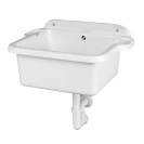 Vasca a muro in polipropilene TRIOP 58x45x28