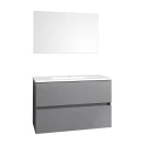 Mobile bagno sospeso DH DEARUM 80 cm Grigio Tempest