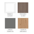 Mobile bagno sospeso DH DEARUM 80 cm Grigio Tempest