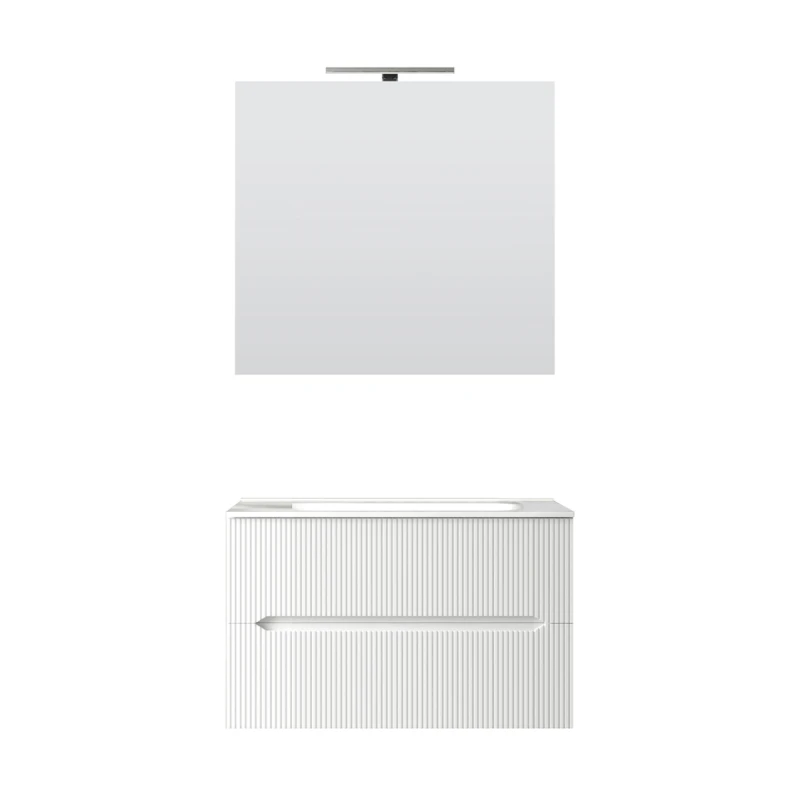 Mobile bagno sospeso DH Stick 70 cm Noce Gold