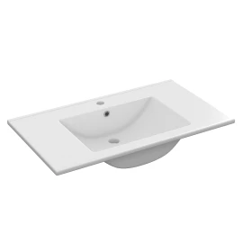 Lavabo consolle in ceramica DH cm 80 x 45